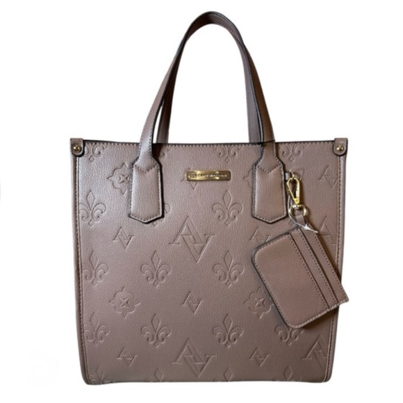 Adrienne Vittadini Handbags - ADRIENNE VITTADINI Tote
With Detachable Pouch Color Mushroom NEW